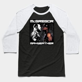 McGregor vs Mayweather - Mayweather Fan Baseball T-Shirt